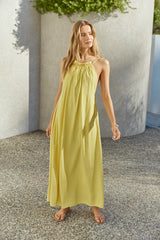 Nicht so kleines Maxikleid Gelb