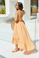 Maxikleid Love In The Summer Orange
