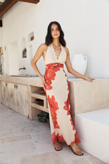 Maxikleid Sahara Sunset Creme