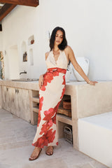 Maxikleid Sahara Sunset Creme
