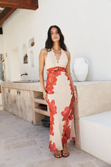 Maxikleid Sahara Sunset Creme