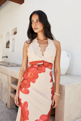 Maxikleid Sahara Sunset Creme