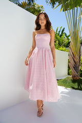Trägerloses Maxikleid „Mimi Moments“, Pink