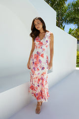 Maxikleid „Sonnengeküsster Charme“ mit Blumenmuster