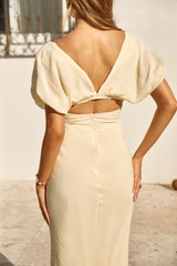 Growing Garden Maxikleid Gelb