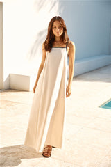 Looking Forward Maxikleid Creme