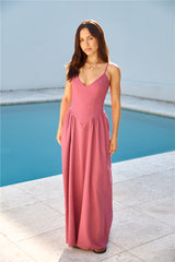 SEVEN WONDERS Zephy Maxikleid Rose