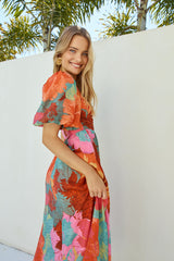 Sunseeker One-Shoulder Maxikleid Rosa