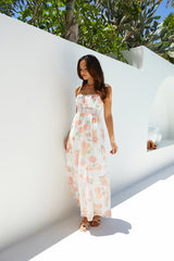 Tramonto Maxi-Kleid mit Print