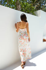 Tramonto Maxi-Kleid mit Print