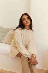 Season Of Dreams Strickpullover Creme