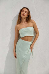 Hierbleiber Crop Top Grün