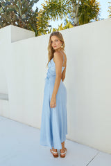 Maxikleid Seabreeze Blau