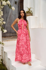 Maxikleid Sunshine Glow Pink