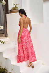 Maxikleid Sunshine Glow Pink