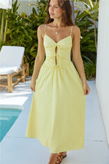 Sincerely True Maxikleid Gelb
