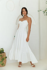 Maxikleid "An Deiner Seite" Weiß