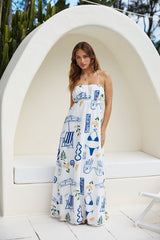 Sunkissed Sites Maxikleid Blau