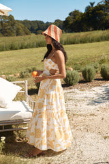 Maxikleid Sunset Trails Gelb