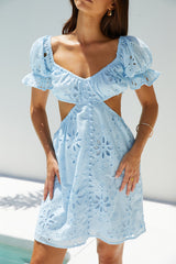 Warm Wishes Minikleid Blau