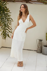 Alba Maxikleid Creme