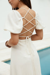 Moments Of Magic Maxikleid Creme
