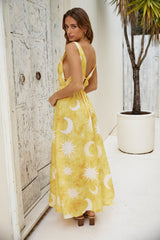 Solar Eclipse Maxikleid Gelb