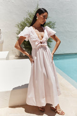Simple Story Maxikleid Pink