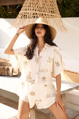 Sehr heißer Romper Beige