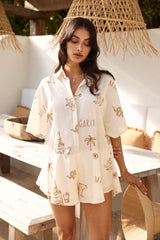 Sehr heißer Romper Beige