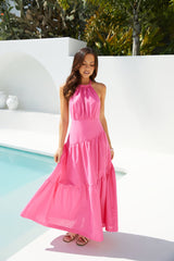 Maxikleid Radiant Petals in Pink
