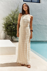 Maxikleid Wandering Soul Creme