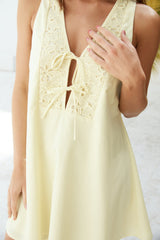 Love In Limoncello Minikleid Gelb