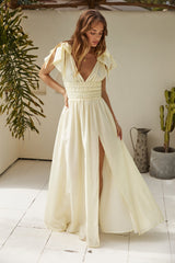 Maxikleid "Eyes Of A Goddess" Butter