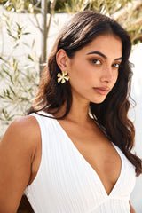 18k vergoldete Blossom Love Ohrringe Gold