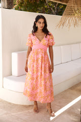 Maxikleid "Best Wishes" Pink