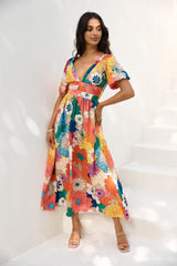 Gartenhochzeit Maxikleid Multi