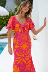 Sommerliebe Midikleid Pink