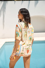 SEVEN WONDERS Sola Short Agata-Print