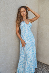 Tropicana Maxikleid Blau