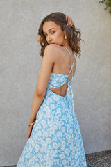 Tropicana Maxikleid Blau