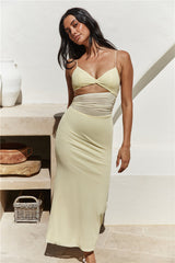 Summer Nomad Midikleid Gelb