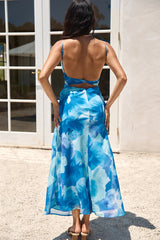 Hues Of Night Maxikleid Blau