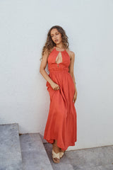 Maxikleid „Feeling Spicy“ Rot