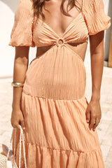 Sun Of The Sky Maxi-Kleid Orange