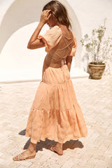 Sun Of The Sky Maxi-Kleid Orange