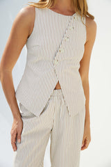 Seaside Serenity Top Braun