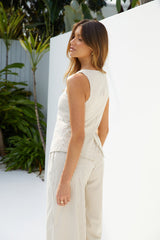 Seaside Serenity Top Braun