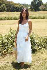 Porcelain Princess Maxikleid Weiß