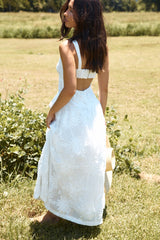 Porcelain Princess Maxikleid Weiß